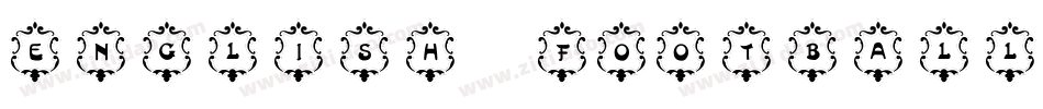 English Football Club Badges字体转换